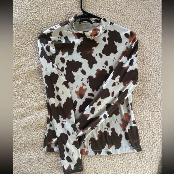 SHEIN cow shirt set - Picture 2 of 3